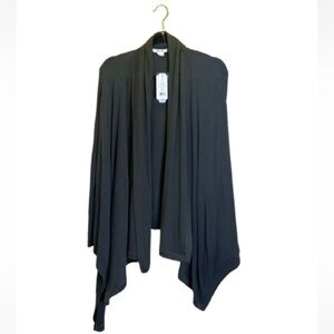 Helmut Lang Open Front Drape Shawl Wool Cardigan Sweater Size Small NWT